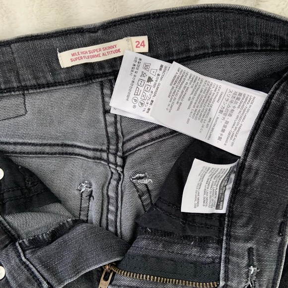 Levi's Mile High Super Skinny Jeans - Picture 5 of 5